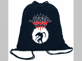 Wolf " Twilight " vlkodlak ľahké sťahovacie vrecko ( batôžtek / vak ) s čiernou šnúrkou, 100% bavlna 100 g/m2, rozmery cca. 37 x 41 cm